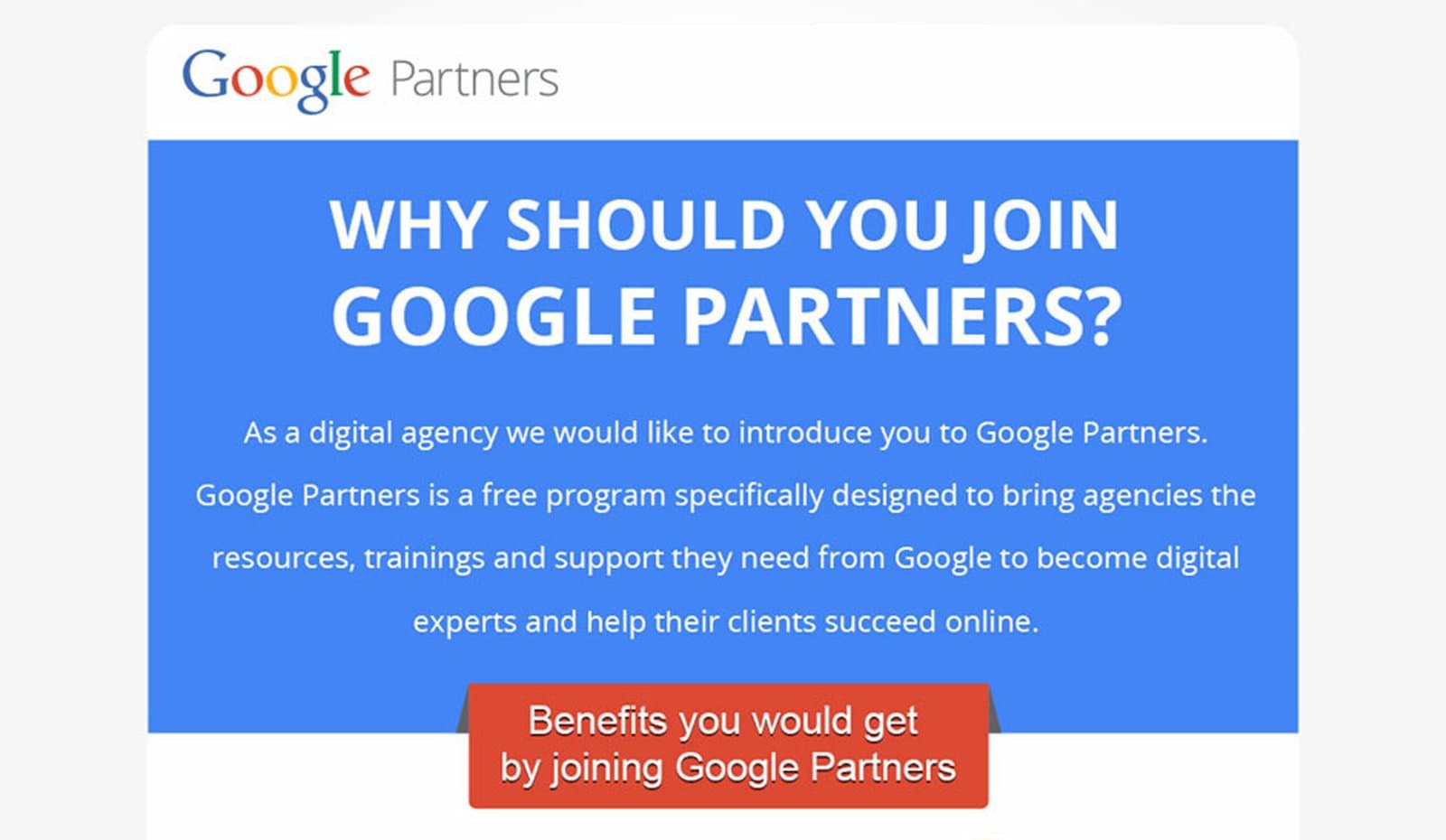 Google Partners Campaign Matrix